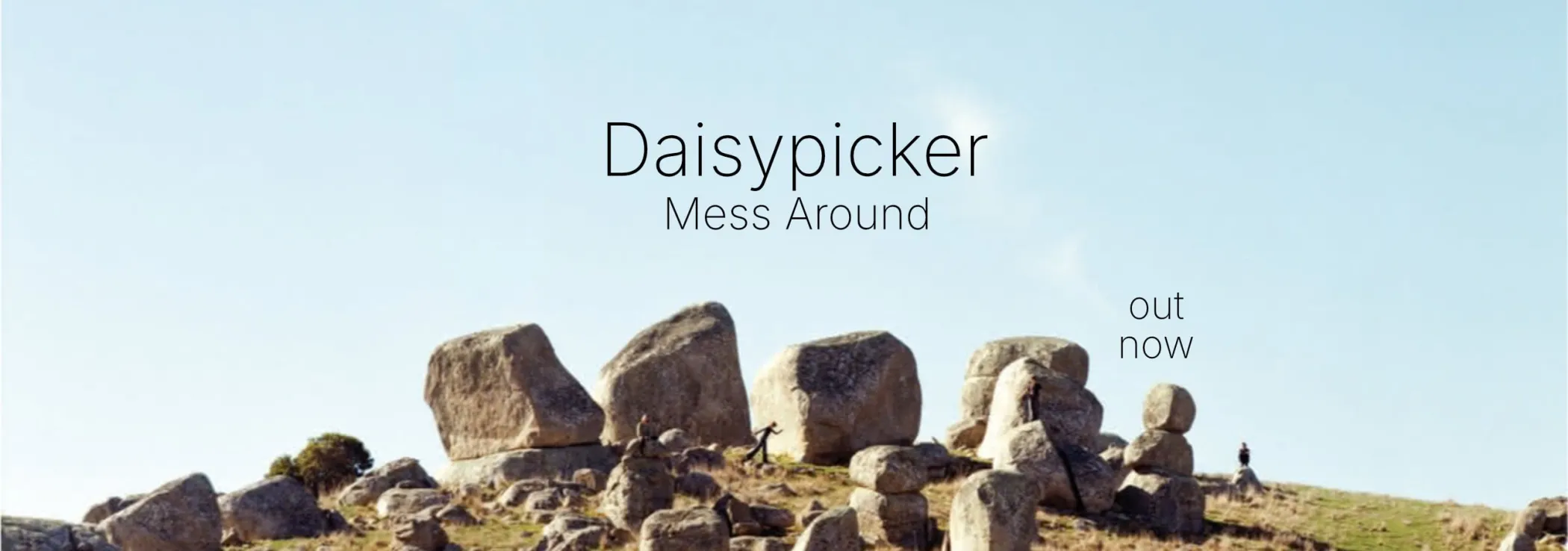 blue sky and boulders